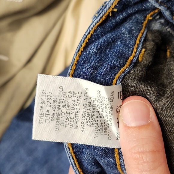 JB Just Black skinny distressed freyed hem medium wash denim jean 28 - Picture 7 of 7